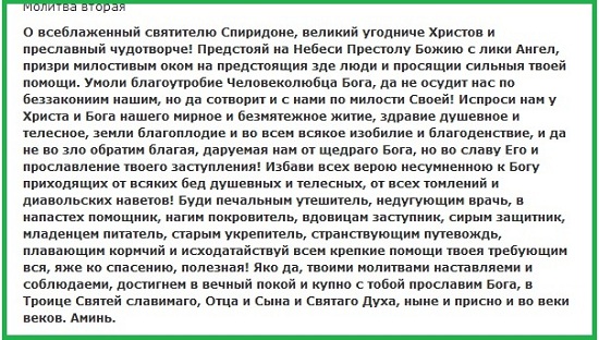 Молитвы спиридону тримифунтскому о помощи Молитвы спиридону тримифунтскому о помощи
