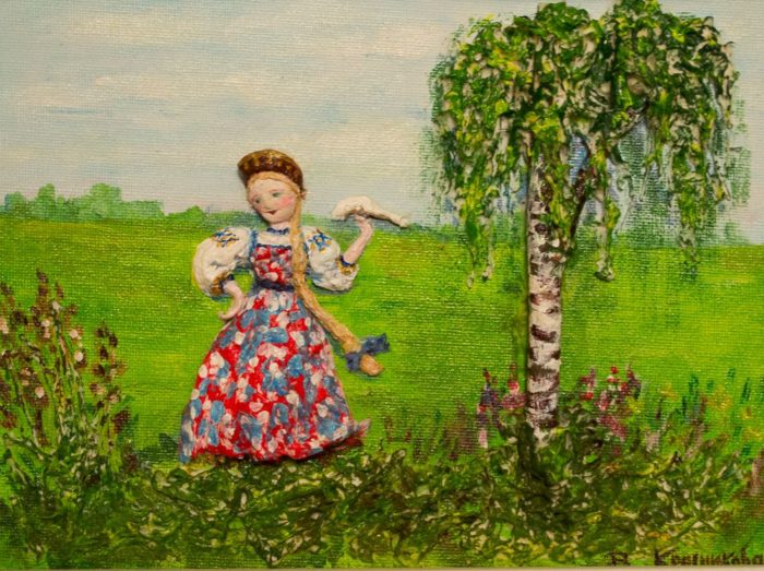 Детские песни березка. Береза в поле. Иллюстрация во поле Березка стояла. Берёза русская народная. Во поле берёзка стояла рисунок.